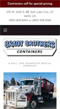 Mobile Screenshot of bradybrotherscontainers.com